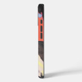 Gezellige geschilderde kat en persoon illustratie Case-Mate iPhone case (Achterkant / Links)