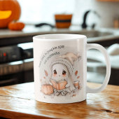 Gezellige Ghost Reading met Pumpkin Spice & Herfst Koffiemok
