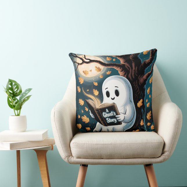 Gezellige Ghostcore Herfst Decor Accent Spooky Sch Kussen (Stoel)