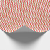 Gezellige Gingham Kerst Inpakpapier (Hoek)