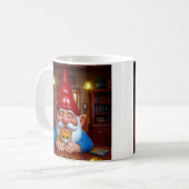Gezellige Gnome Kat Koffiemok (Voorkant links)