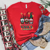 Gezellige Gnomes Kerst T-shirt