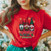 Gezellige Gnomes Kerst T-shirt