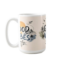 Gezellige Goede Vibes Alleen Koffiemok