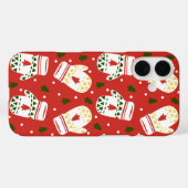 Gezellige gouden winterhandschoenen Case-Mate iPhone case (Achterkant (horizontaal))