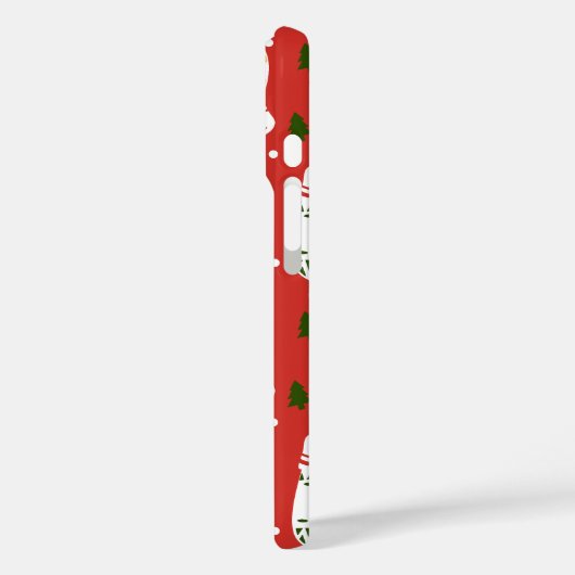 Gezellige gouden winterhandschoenen Case-Mate iPhone case (Achterkant / Links)