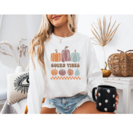 Gezellige "Gourd Vibes" Herfst Trui