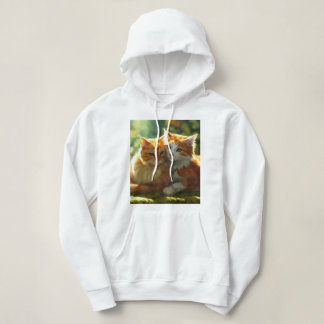 Gezellige grillige katten Hoodie Design