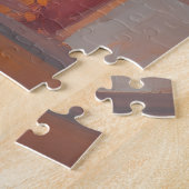 Gezellige Haardvuur Vlammen Legpuzzel (Zijkant)