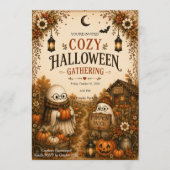 Gezellige Halloween-vergadering Kaart (Voorkant)