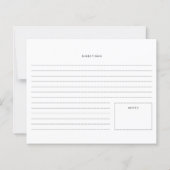 Gezellige hand-getrokken keuken essentials recept  (Achterkant)