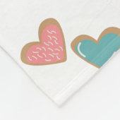 Gezellige hart-patroon deken (Hoek)