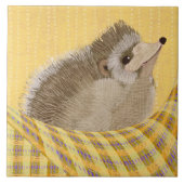 Gezellige Hedgehog Keramische Keuken Tegel Tegeltje (Voorkant)