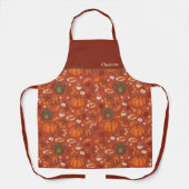Gezellige herfst apron schort (Voorkant)