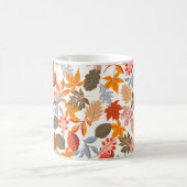 Gezellige herfst bladeren schattig patroon koffiemok (Center)