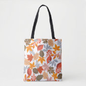 Gezellige herfst bladeren schattig patroon tote bag (Voorkant)