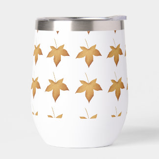 Gezellige herfst bladpatroon esthetisch ontwerp