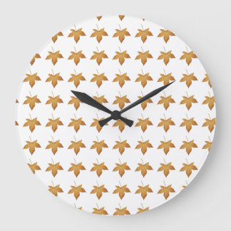 Gezellige herfst bladpatroon esthetisch ontwerp grote klok