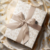 Gezellige herfst  bloemen cadeaupapier