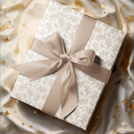 Gezellige herfst  bloemen cadeaupapier