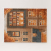 Gezellige Herfst boekhandel Legpuzzel (Horizontaal)