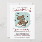 Gezellige Herfst Book Club Kaart (Voorkant)