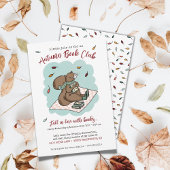 Gezellige Herfst Book Club Kaart