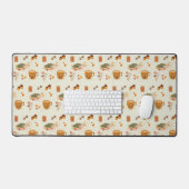 Gezellige herfst bureaumat (Keyboard & Muis)