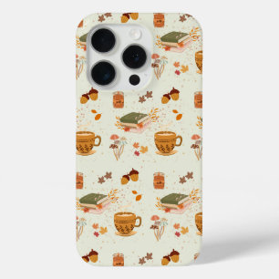 Gezellige herfst iPhone 15 pro case