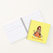 Gezellige herfst damesdecor met pompoenen - Perfec Notitieboek (Binnen)