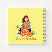 Gezellige herfst damesdecor met pompoenen - Perfec Notitieboek (Achterkant)