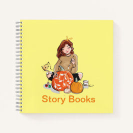 Gezellige herfst damesdecor met pompoenen - Perfec Notitieboek