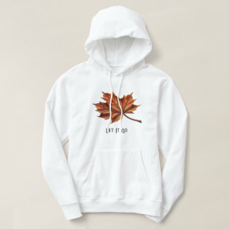 Gezellige herfst esdoornblad hoodie, zweetshirt vo hoodie
