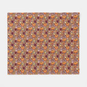 Gezellige herfst fleece deken (Voorkant (Horizontaal))