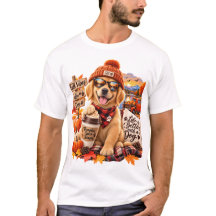 Gezellige Herfst Golden Retriever Pompoen Kruiden