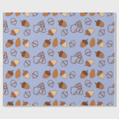 Gezellige Herfst Hazelnoot Naadloos inpakpapier De (Vlak)