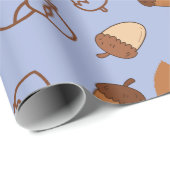 Gezellige Herfst Hazelnoot Naadloos inpakpapier De (Rol Hoek)