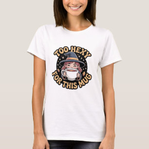 Gezellige herfst heks theekopje t-shirt