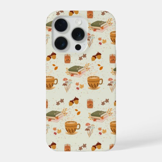 Gezellige herfst iPhone hoesje (Achterkant)