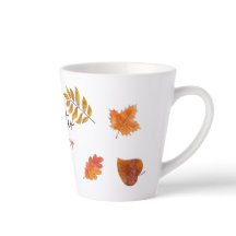 Gezellige herfst koffiekop