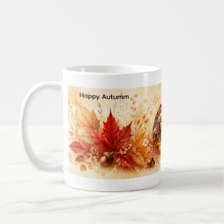Gezellige herfst koffiemok