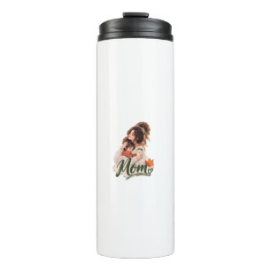 Gezellige herfst Moeder & baby kinderen Herfst L Thermosbeker