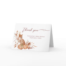 Gezellige Herfst Neutral Fox Pompoen Dankbaarheid 