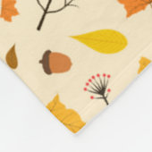 Gezellige herfst pompoen oogst fleece deken (Hoek)