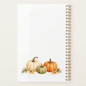 Gezellige Herfst Pompoen Planner (Achterkant)