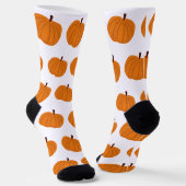 Gezellige Herfst Pompoen Sokken (Gebogen)