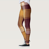 Gezellige Herfst Rustiek Plaid Leggings (Links)