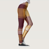 Gezellige Herfst Rustiek Plaid Leggings (Rechts)
