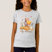 Gezellige herfst | Schattige Herfst T-shirt (Voorkant)