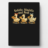 Gezellige Herfst Seizoen Goose Gobble Waddle Honk  Fotoplaat (voorkant)